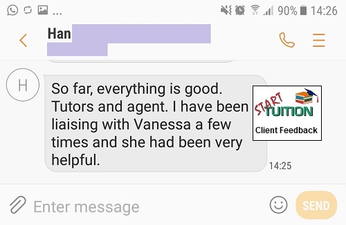 Review from Han: So far, everything is good. I have been liaising with Vanessa a few times and she had been helpful.